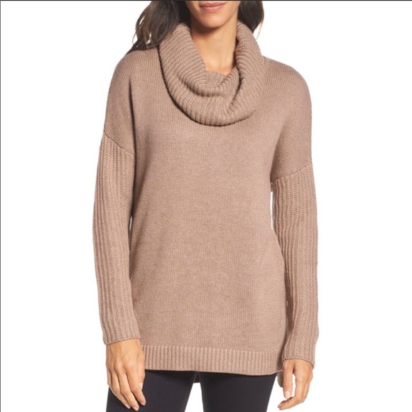 Ugg Cotton Cashmere Cowl Neck Sweater 